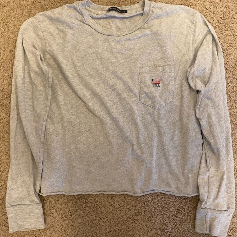 brandy melville shirt with pocket